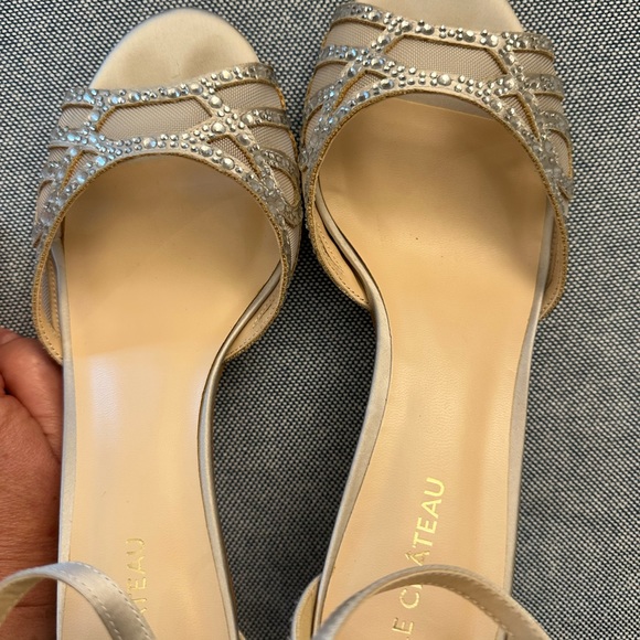 Silver high heels - Picture 6 of 8